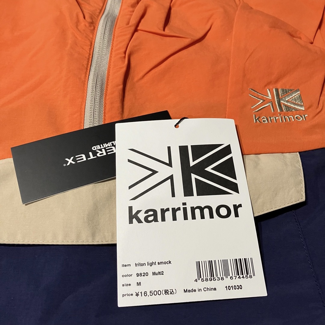 karrimor(カリマー)のKarrimor カリマー レインジャケット トライトンライトスモック 新品M スポーツ/アウトドアのアウトドア(登山用品)の商品写真