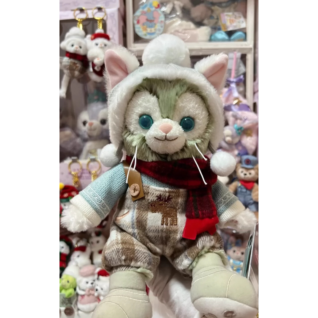 専用　上海ディズニー❗️リーナベル クリスマス　ぬいぐるみ ss17+トーニss エンタメ/ホビーのおもちゃ/ぬいぐるみ(ぬいぐるみ)の商品写真