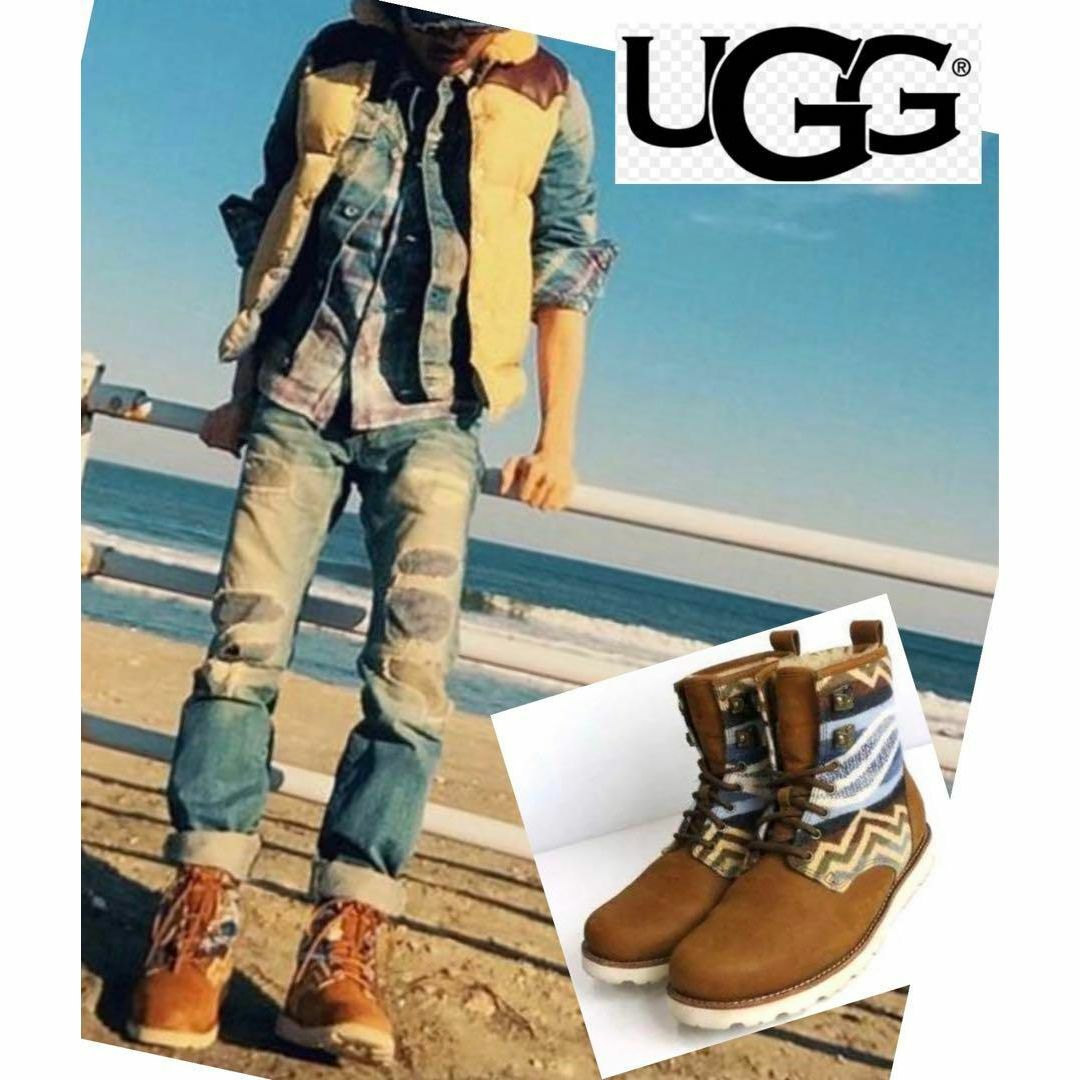 UGG(アグ)の完売しました。。。。✨27⇒26✨UGG✨Hannen TL Pendleton メンズの靴/シューズ(ブーツ)の商品写真