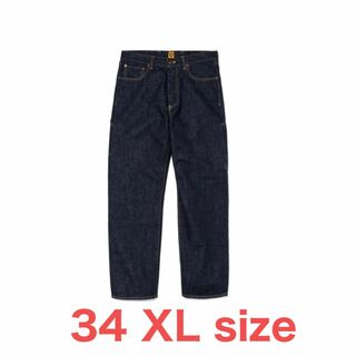 美品　X-LARGE メンズ　ハーフ　デニム　パンツ　34　ビッグサイズ
