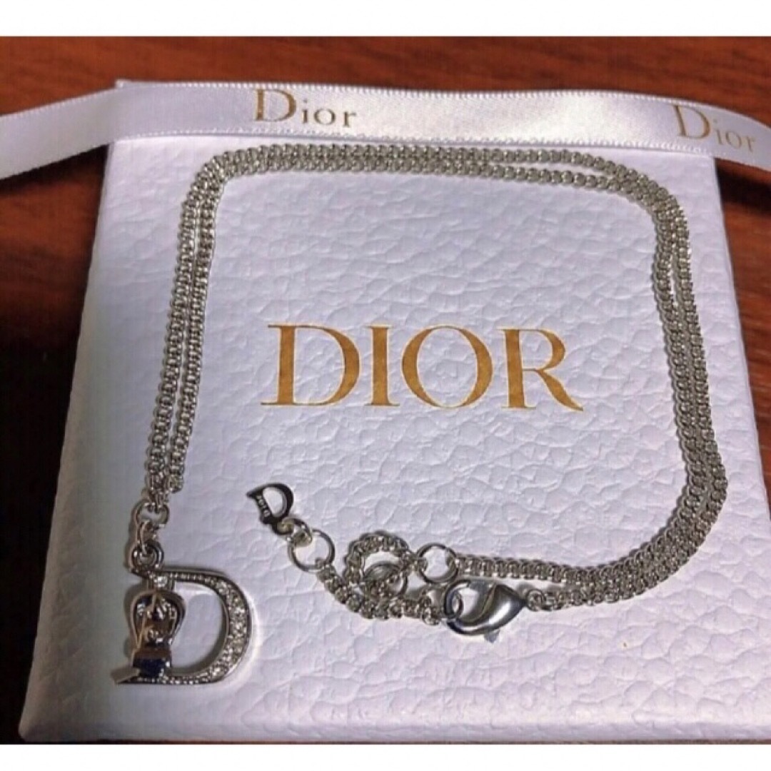 Christian Dior - Dior Dロゴ ネックレス シルバー キラキラ 可愛い ...