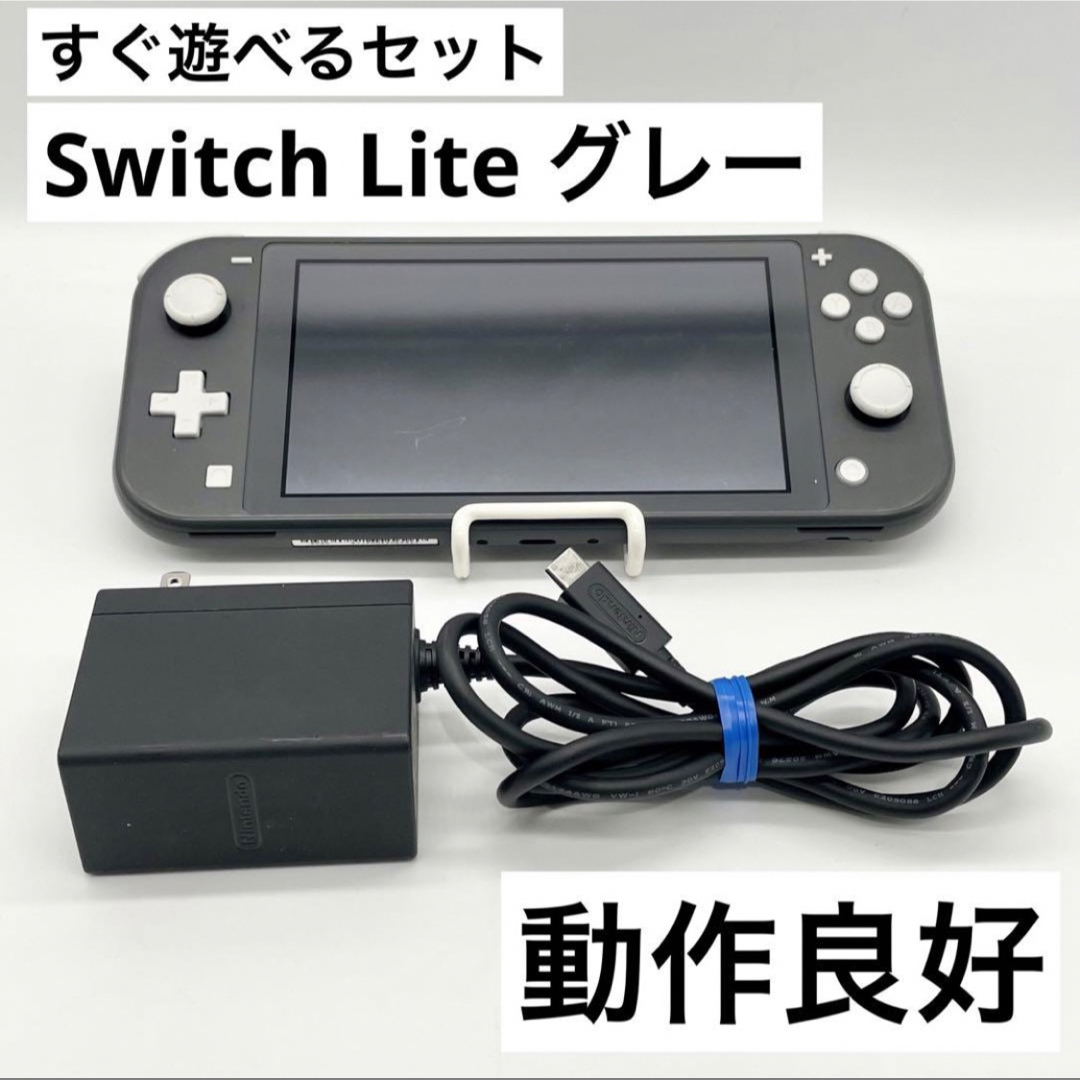 Nintendo Switch - 【すぐ遊べるセット】NintendoSwitch Lite グレー ...