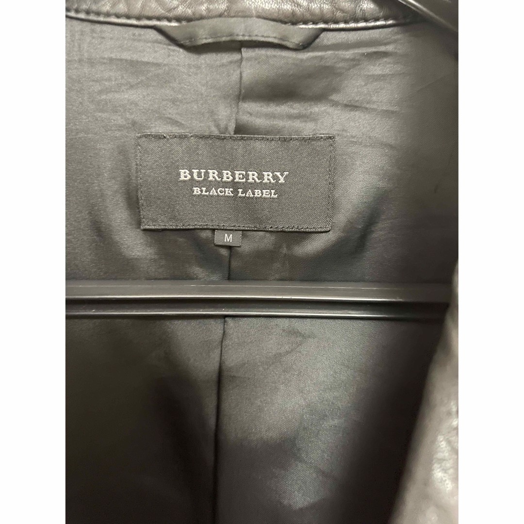 BURBERRY BLACK LABEL(バーバリーブラックレーベル)の【バーバリーブラックレーベル】ラムレザーライダース メンズのジャケット/アウター(ライダースジャケット)の商品写真