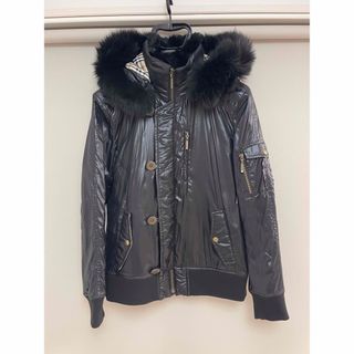 バーバリーブラックレーベル(BURBERRY BLACK LABEL)の【バーバリーブラックレーベル】ラビットファーブルゾン(ブルゾン)