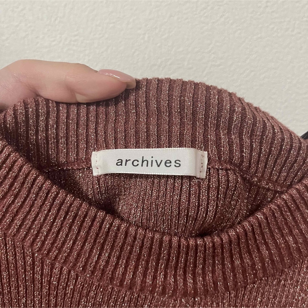 archives(アルシーヴ)のarchives トップス　ニット レディースのトップス(ニット/セーター)の商品写真