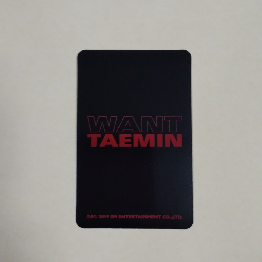 SHINee(シャイニー)のSHINee テミン WANT キノトレカ⑪ TAEMIN SuperM エンタメ/ホビーのCD(K-POP/アジア)の商品写真