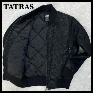 タトラス(TATRAS)のタトラス TATRAS ダウンジャケット レオパード 豹柄 西陣織 Rライン(ダウンジャケット)