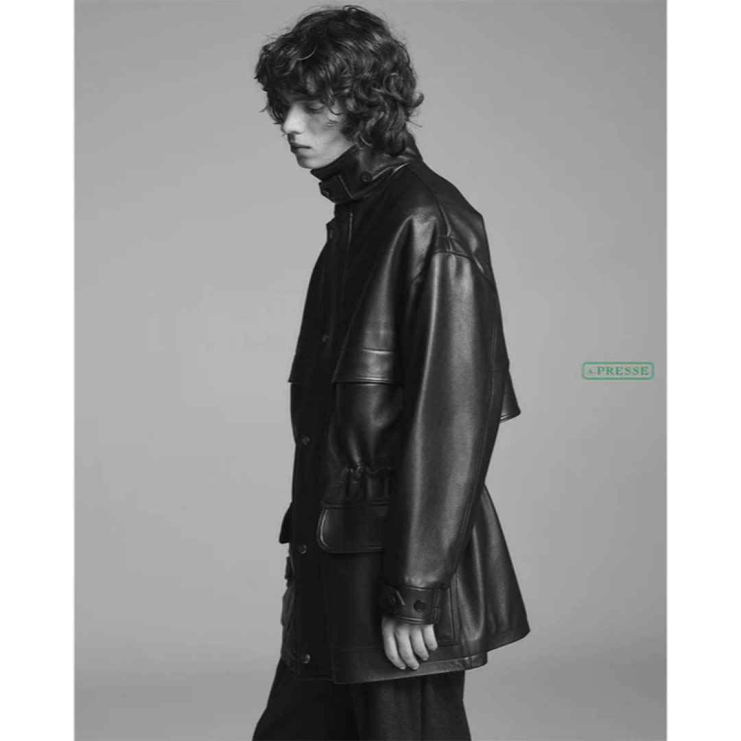 【A.PRESSE/アプレッセ】 Leather Coat メンズのジャケット/アウター(レザージャケット)の商品写真