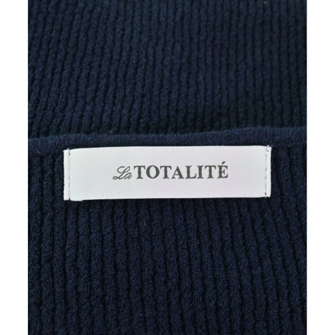 La TOTALITE(ラトータリテ)のLa TOTALITE ラトータリテ ニット・セーター -(S位) 紺 【古着】【中古】 レディースのトップス(ニット/セーター)の商品写真