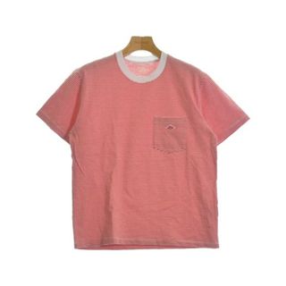 ダントン(DANTON)のDANTON ダントン Tシャツ・カットソー 36(S位) 赤x白(ボーダー) 【古着】【中古】(カットソー(半袖/袖なし))