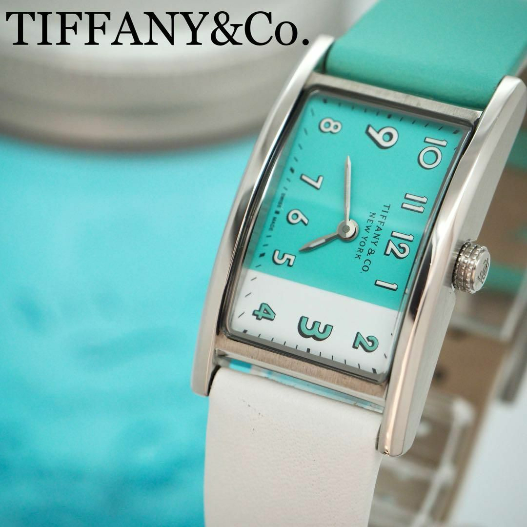 Tiffany & Co.(ティファニー)の692【美品】ティファニー時計　レディース腕時計　イーストウエスト　スクエア レディースのファッション小物(腕時計)の商品写真