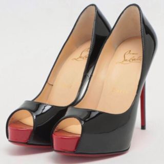 Christian Louboutin - Christian Louboutin/オープントゥー/エナメル