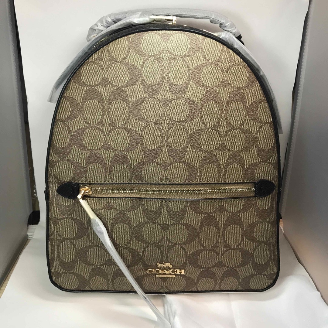 【新品】COACH コーチ リュック シグネチャ ブラウン C2002