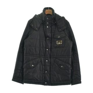 ドルチェアンドガッバーナ(DOLCE&GABBANA)のDOLCE&GABBANA ダウンコート 48(L位) 黒 【古着】【中古】(その他)