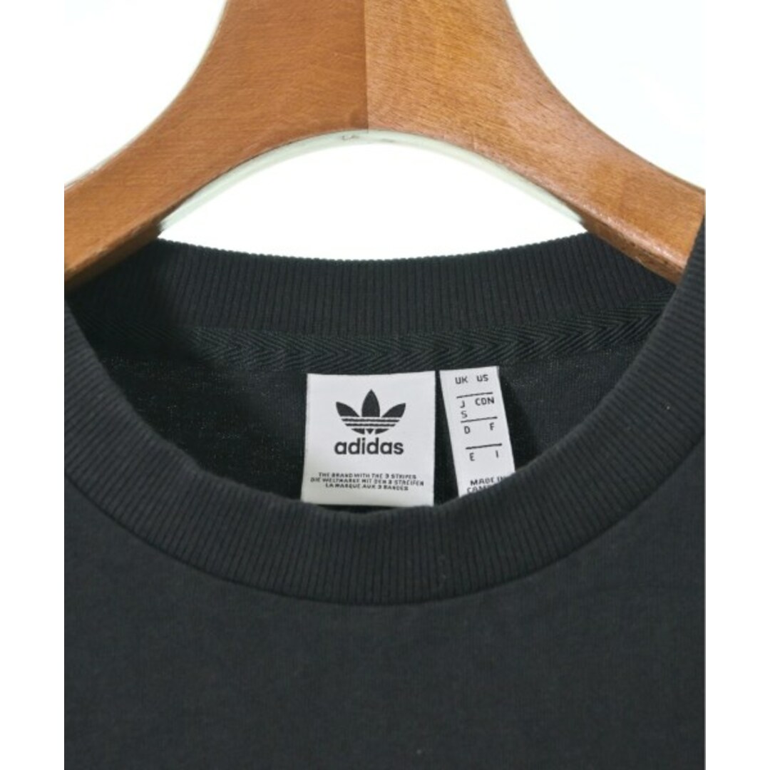 adidas(アディダス)のadidas アディダス Tシャツ・カットソー S 黒 【古着】【中古】 レディースのトップス(カットソー(半袖/袖なし))の商品写真