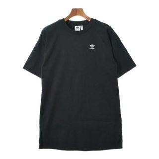 アディダス(adidas)のadidas アディダス Tシャツ・カットソー S 黒 【古着】【中古】(カットソー(半袖/袖なし))