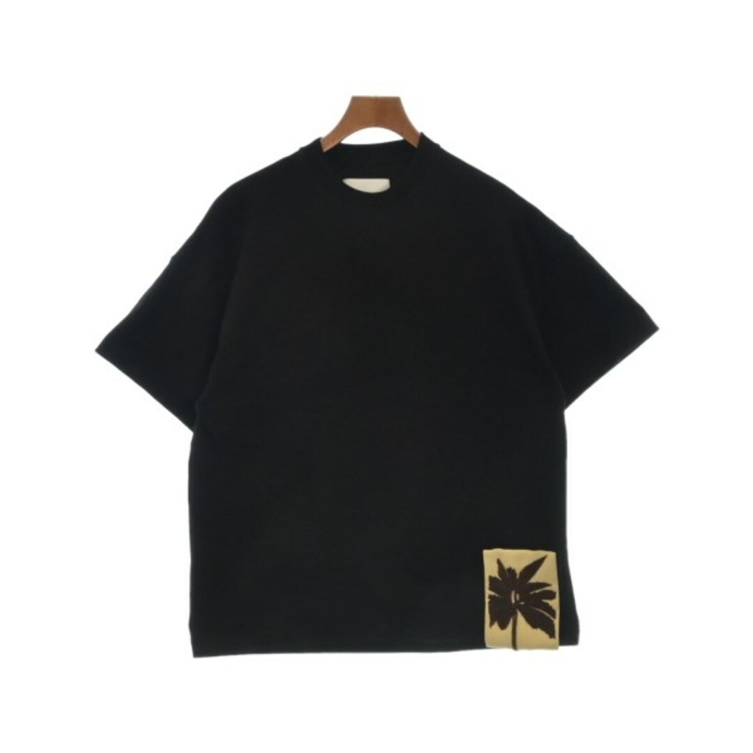 JIL SANDER ジルサンダー Tシャツ・カットソー S 黒半袖柄