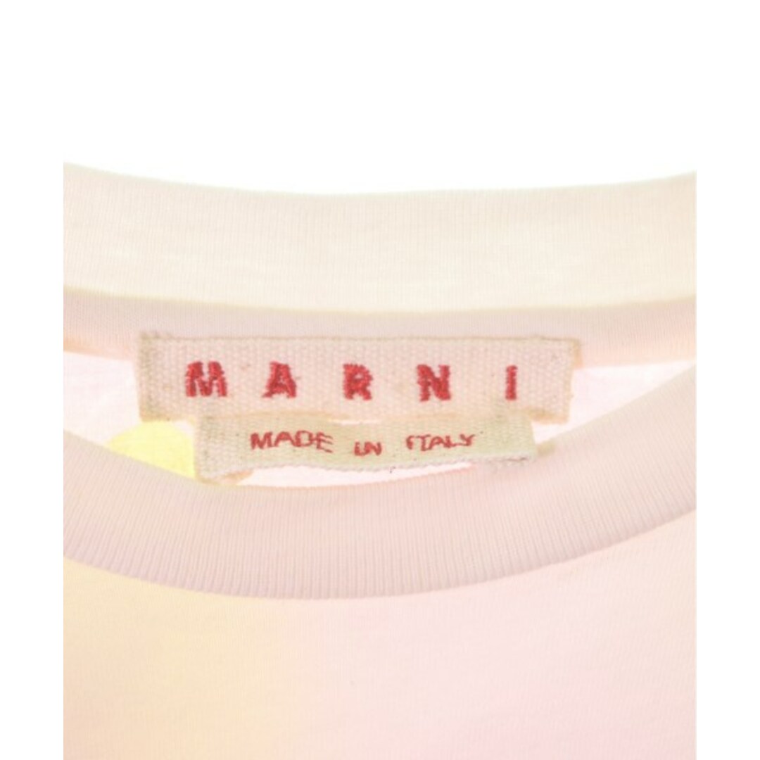 Marni(マルニ)のMARNI マルニ Tシャツ・カットソー 38(S位) 白xピンクx黄等 【古着】【中古】 レディースのトップス(カットソー(半袖/袖なし))の商品写真