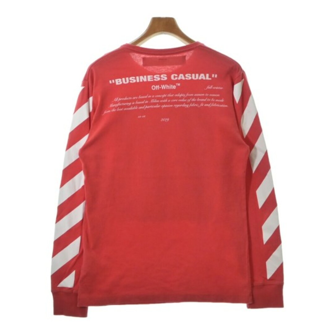 OFF-WHITE - OFF-WHITE オフホワイト Tシャツ・カットソー M 赤 【古着