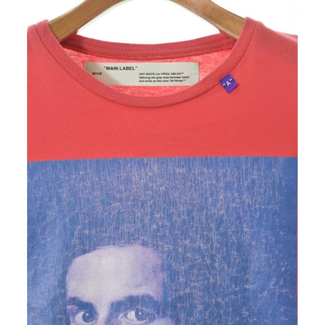 OFF-WHITE - OFF-WHITE オフホワイト Tシャツ・カットソー M 赤 【古着
