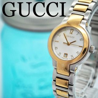 グッチ(Gucci)の320 GUCCI グッチ時計　レディース腕時計　コンビ　8900L　箱付き(腕時計)