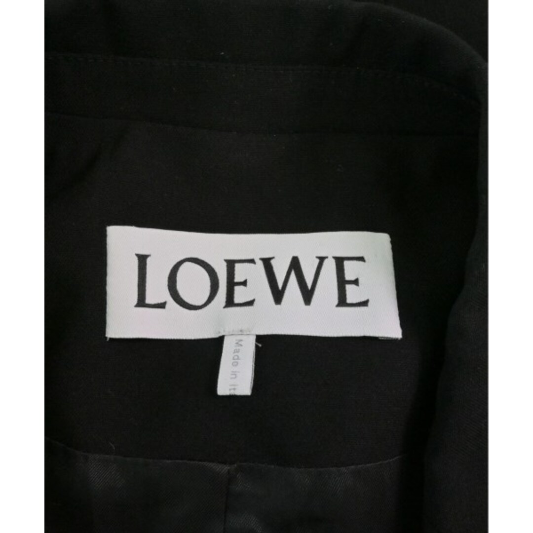 LOEWE(ロエベ)のLOEWE ロエベ テーラードジャケット 48(L位) 黒 【古着】【中古】 メンズのジャケット/アウター(テーラードジャケット)の商品写真