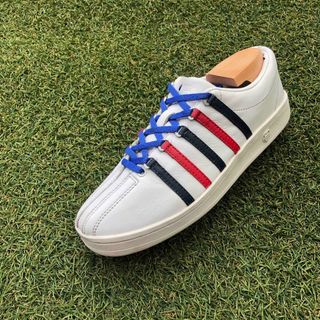 ✨新品✨K-SWISS KSL03 ケースイス　ホワイト　ブラウン　ゴールドレディース