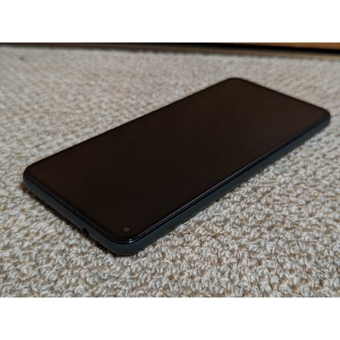 【超美品】Google Pixel 5a (5G) Mostly Blackスマートフォン/携帯電話