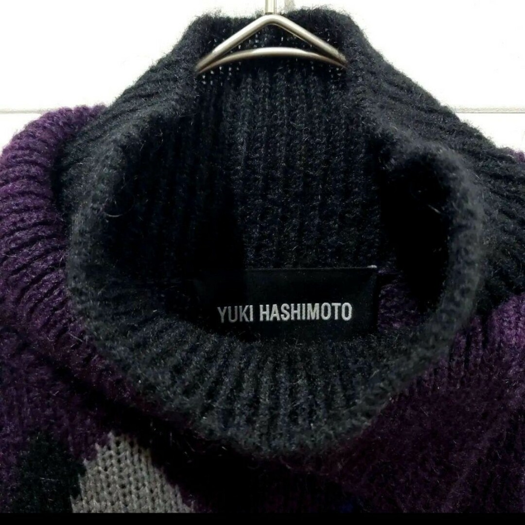 KAZUYUKI KUMAGAI ATTACHMENT(カズユキクマガイアタッチメント)のYUKI HASHIMOTO 19AW mohair highneck knit メンズのトップス(ニット/セーター)の商品写真