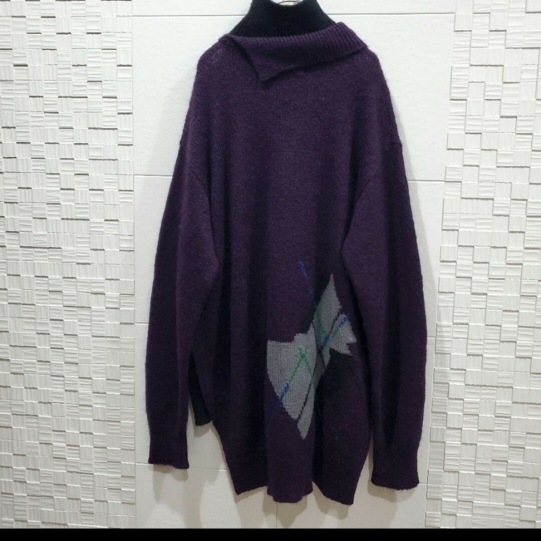 KAZUYUKI KUMAGAI ATTACHMENT(カズユキクマガイアタッチメント)のYUKI HASHIMOTO 19AW mohair highneck knit メンズのトップス(ニット/セーター)の商品写真