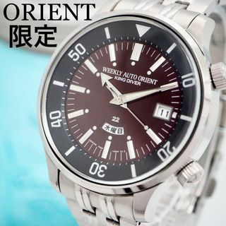 オリエント(ORIENT)の686 【美品】オリエント時計　メンズ腕時計　キングダイバー　500本限定　赤(腕時計(アナログ))