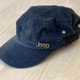 ジープ(Jeep)のJeep ジープ キャップ　ワークキャップ ブラック ビンテージ品(その他)