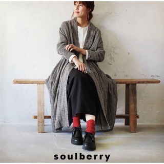 ソルベリー(Solberry)の完売品 soulberry ソウルベリー  チェックワンピース(ロングワンピース/マキシワンピース)
