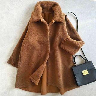 アメリヴィンテージ(Ameri VINTAGE)の美品▲AMERI アメリ //TENT LINE BOA COAT  ボアコート(ロングコート)