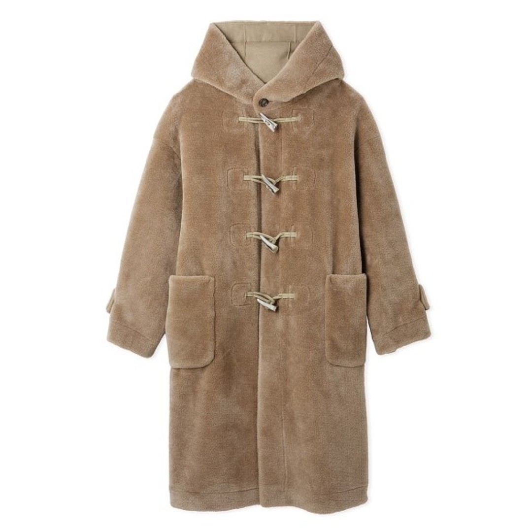 fur fur - FURFUR【新品】ボアダッフルコート ベージュの通販 by fur fur - FURFUR【新品】ボアダッフルコート ベージュの通販 by