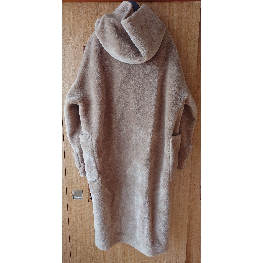 fur fur - FURFUR【新品】ボアダッフルコート ベージュの通販 by fur fur - FURFUR【新品】ボアダッフルコート ベージュの通販 by