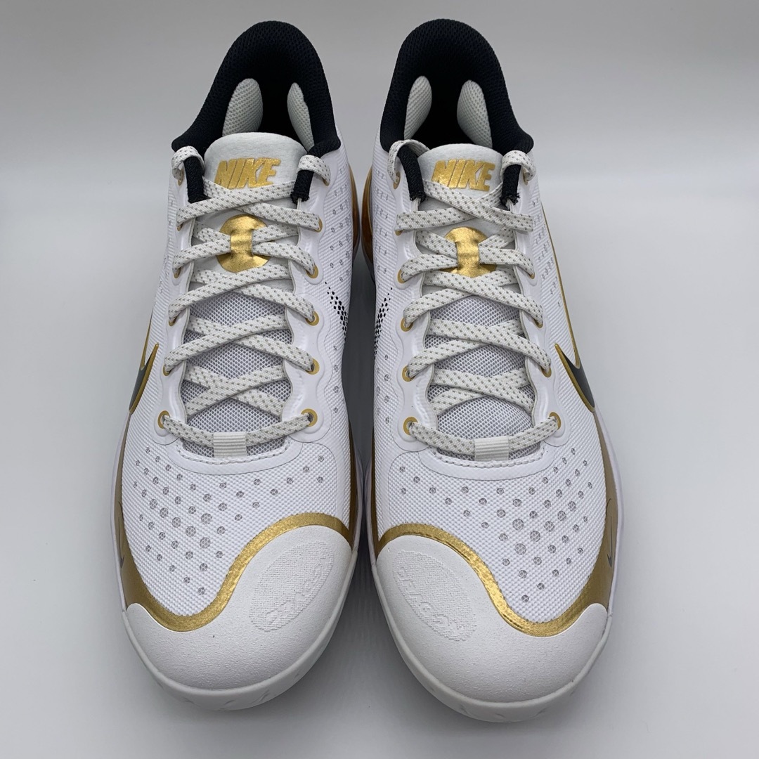 NIKE - NIKE 野球 スパイク ホワイト ゴールド 白 金 27.5 NIKE - NIKE 野球 スパイク ホワイト ゴールド 白 金 27.5