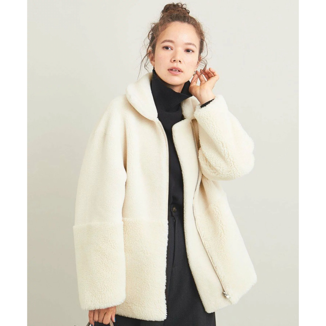 BEAUTY\u0026YOUTH UNITED ARROWS フェイクムートンジャケット1度着用 BEAUTY\u0026YOUTH UNITED ARROWS フェイクムートンジャケット1度着用