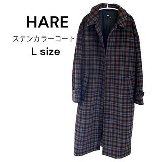 n.hoolywood ツイード/コットン リバーシブルコート Ｌ〜XL