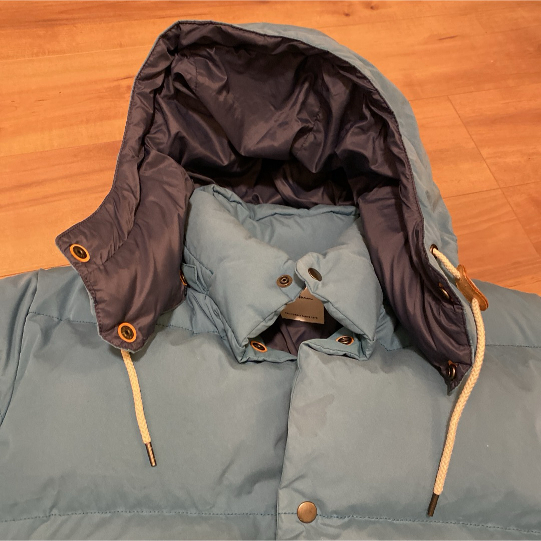 Ron Herman(ロンハーマン)のRon Harman ロンハーマン ブルー ダウンジャケット メンズのジャケット/アウター(ダウンジャケット)の商品写真