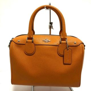 COACH - コーチ ハンドバッグ美品 F57521 オレンジの通販 by ブラン