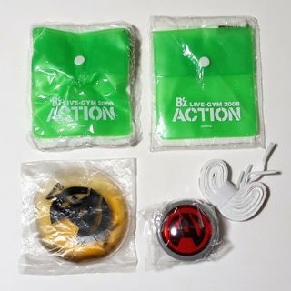 ビーズ(B'z)のB'z 2008 ACTION グッズ シューレース ヨーヨー マスク カイロ(ミュージシャン)