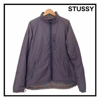 とお気軽にコメントください【超希少◎】STUSSY　ブルゾン　キルティング　チェック　ゆるだぼ　完売品◎