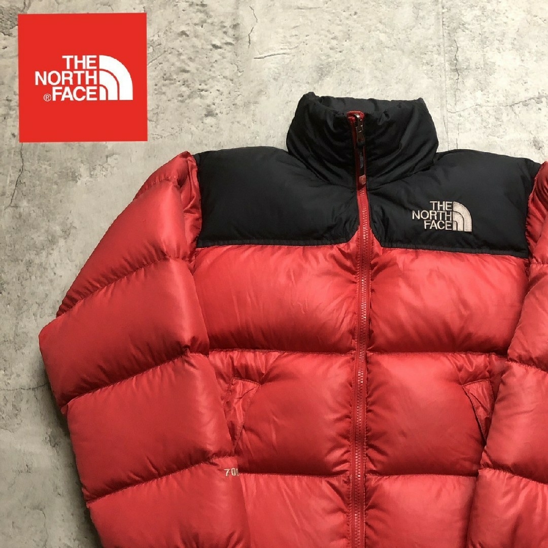 THE NORTH FACE - ザノースフェイス ダウンジャケット レッド メンズXS ...