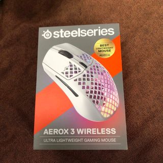 スティールシリーズ(SteelSeries)のSteelSeries ゲーミングマウス 無線 Aerox 3 Snow Wir(PC周辺機器)