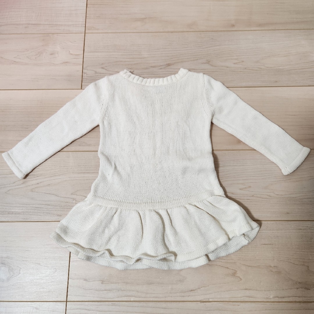 babyGAP(ベビーギャップ)のワンピース  ニットワンピース  babyGAP  女の子  90cm キッズ/ベビー/マタニティのキッズ服女の子用(90cm~)(ワンピース)の商品写真