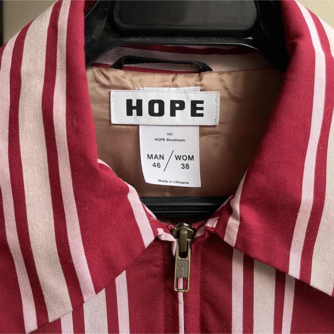 Acne Studios(アクネストゥディオズ)のHOPE ホープ FIFTY JACKET ストライプクロップドジャケット メンズのジャケット/アウター(ブルゾン)の商品写真