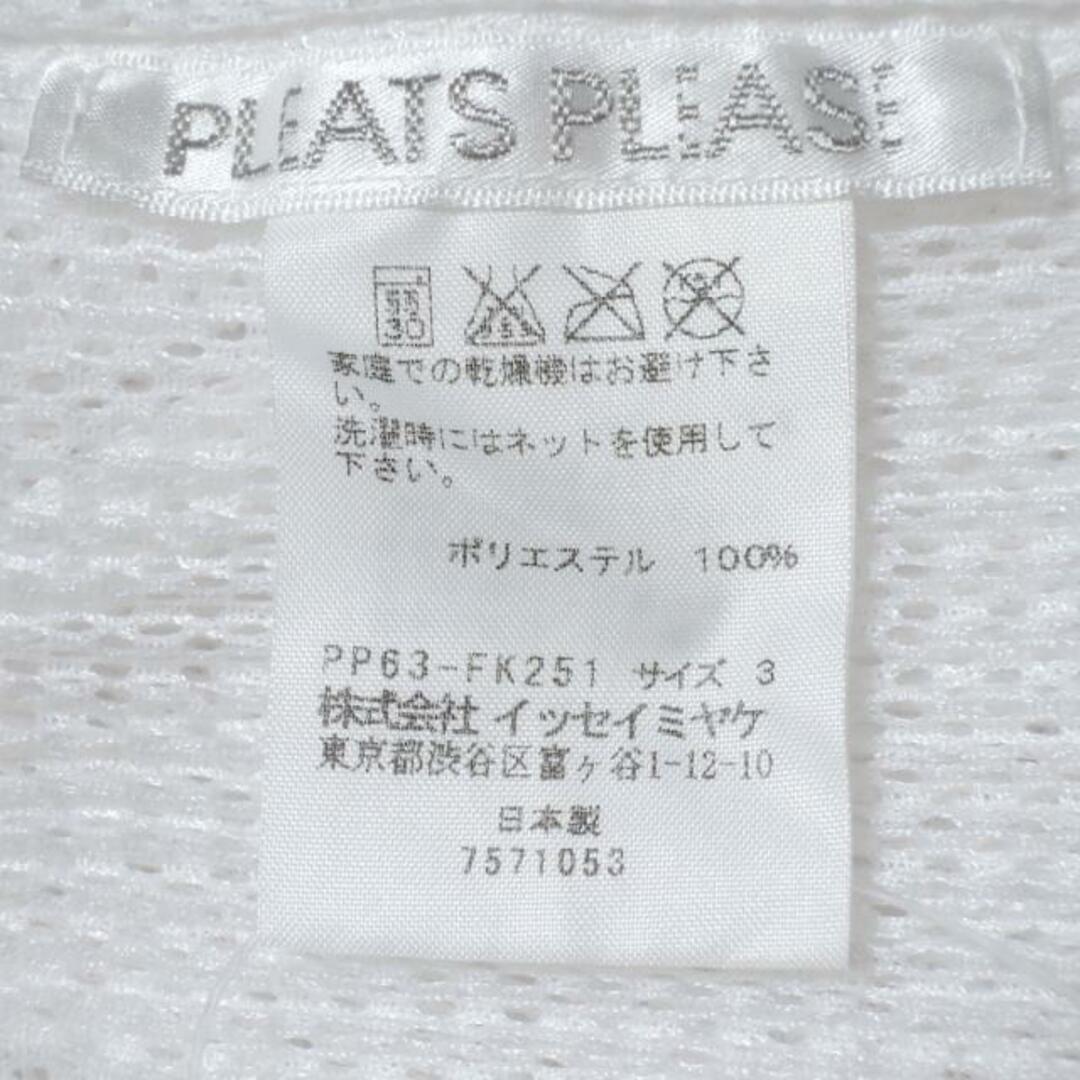 PLEATSPLEASE　半袖カットソー　サイズ3