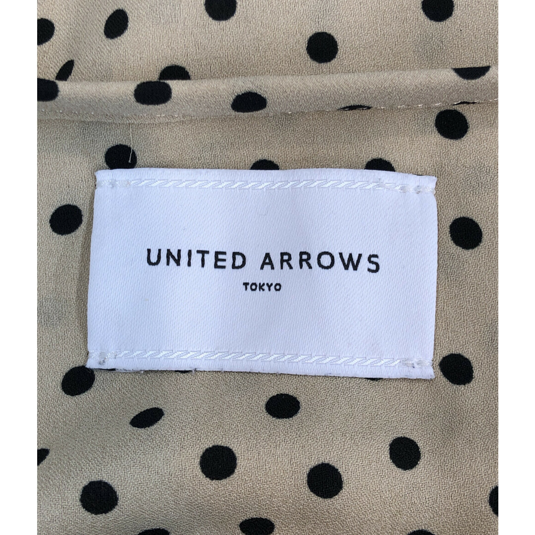 UNITED ARROWS(ユナイテッドアローズ)のユナイテッドアローズ 長袖ワンピース ドット柄 レディース 36 レディースのトップス(ベスト/ジレ)の商品写真