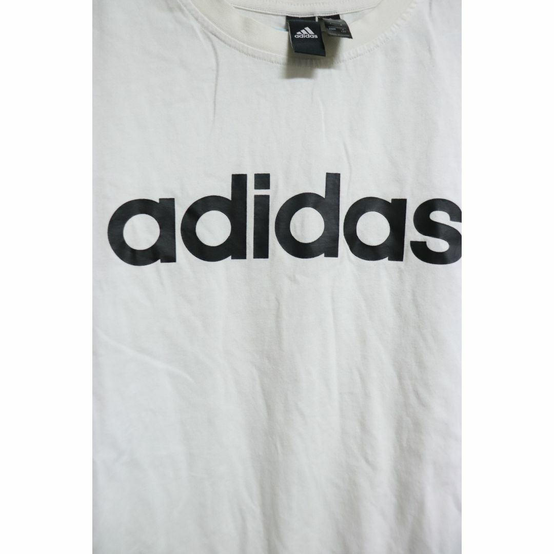 adidas(アディダス)のプロフ必読adidasロゴTシャツホワイト/ブランドシンプル重宝160 キッズ/ベビー/マタニティのキッズ服男の子用(90cm~)(Tシャツ/カットソー)の商品写真